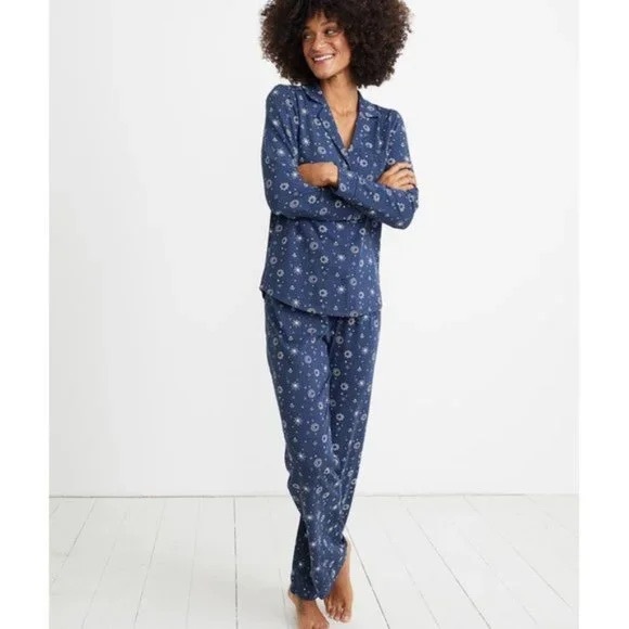 Marine Layer Blue Celestial Print Pajama set - Picture 1 of 6